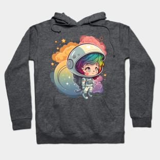 Space Explorer - Chibi Girl Hoodie